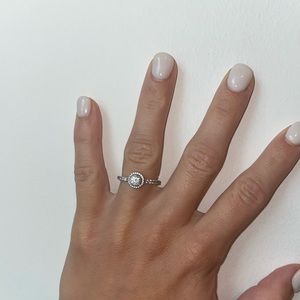 Pandora Halo silver ring